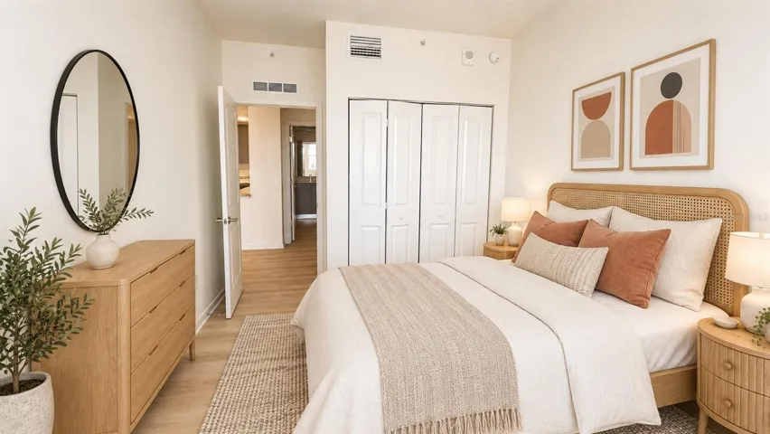 Bedroom 2 3D View