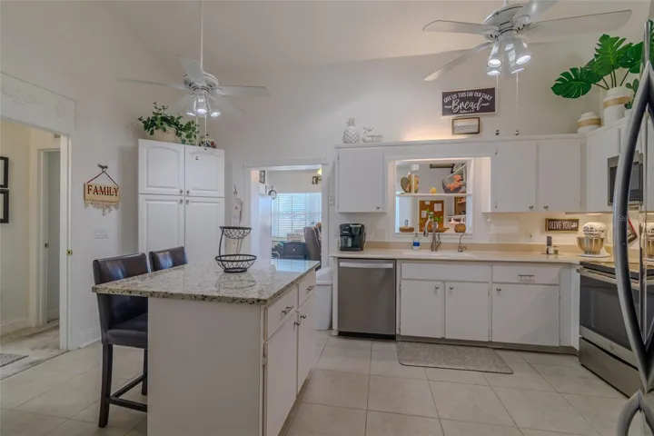 Kitchen with Granite Countertops