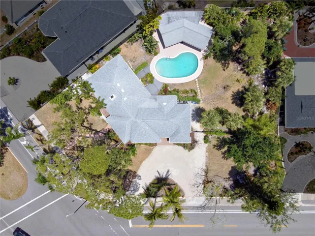 Current  overhead drone view