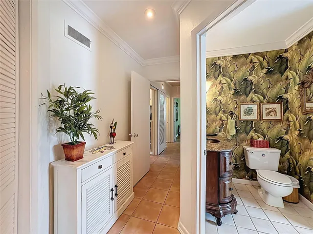 Hallway and guest bath