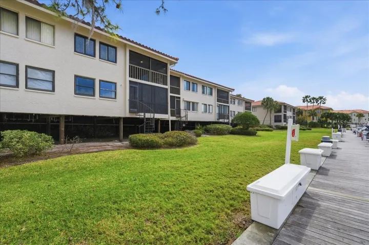 Tarpon Cove’s resort-style amenities include: two pools and spa, tennis courts, exercise facility, putting green, fishing pier, Kayak storage & launch, recreational clubhouse, waterfront nature walking trail, grill and picnic areas, and a private deep water channel with  direct gulf access - no bridges!