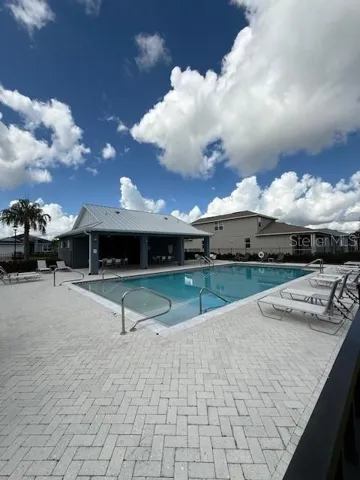 Community pool with Cabana