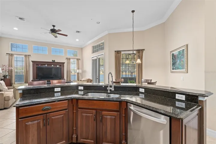 Lake Views From Kitchen