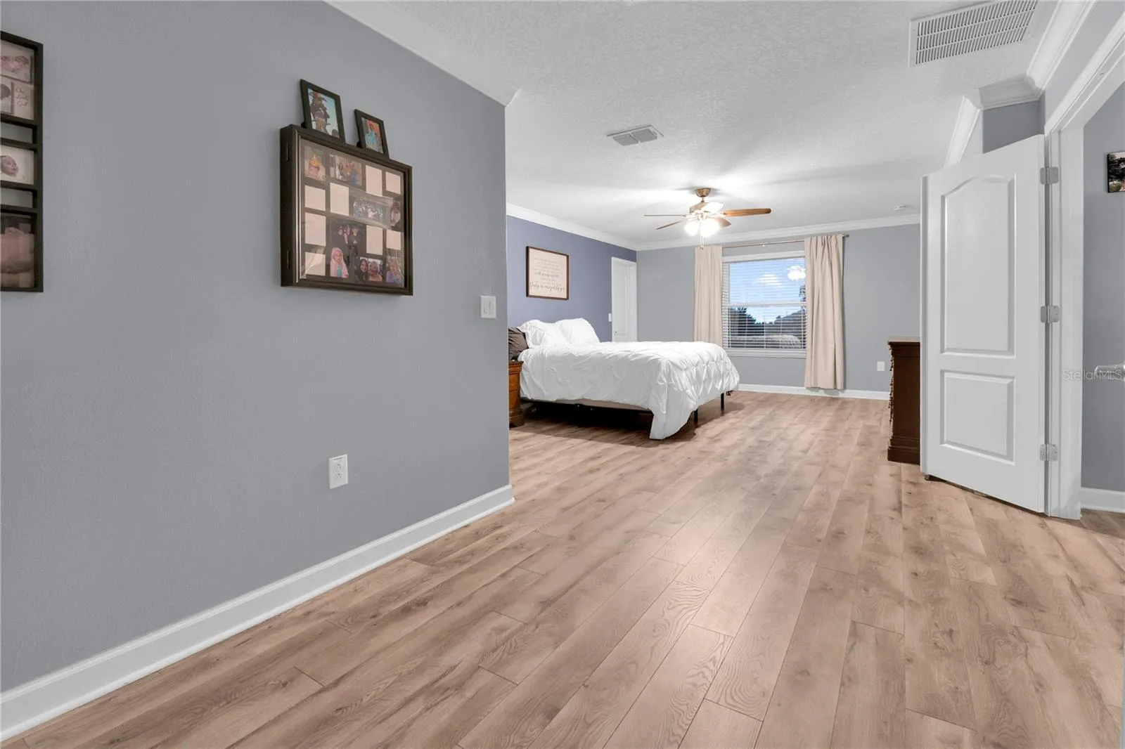 Master Bedroom bonus space can be used for a sitting area, office space, home gym, etc