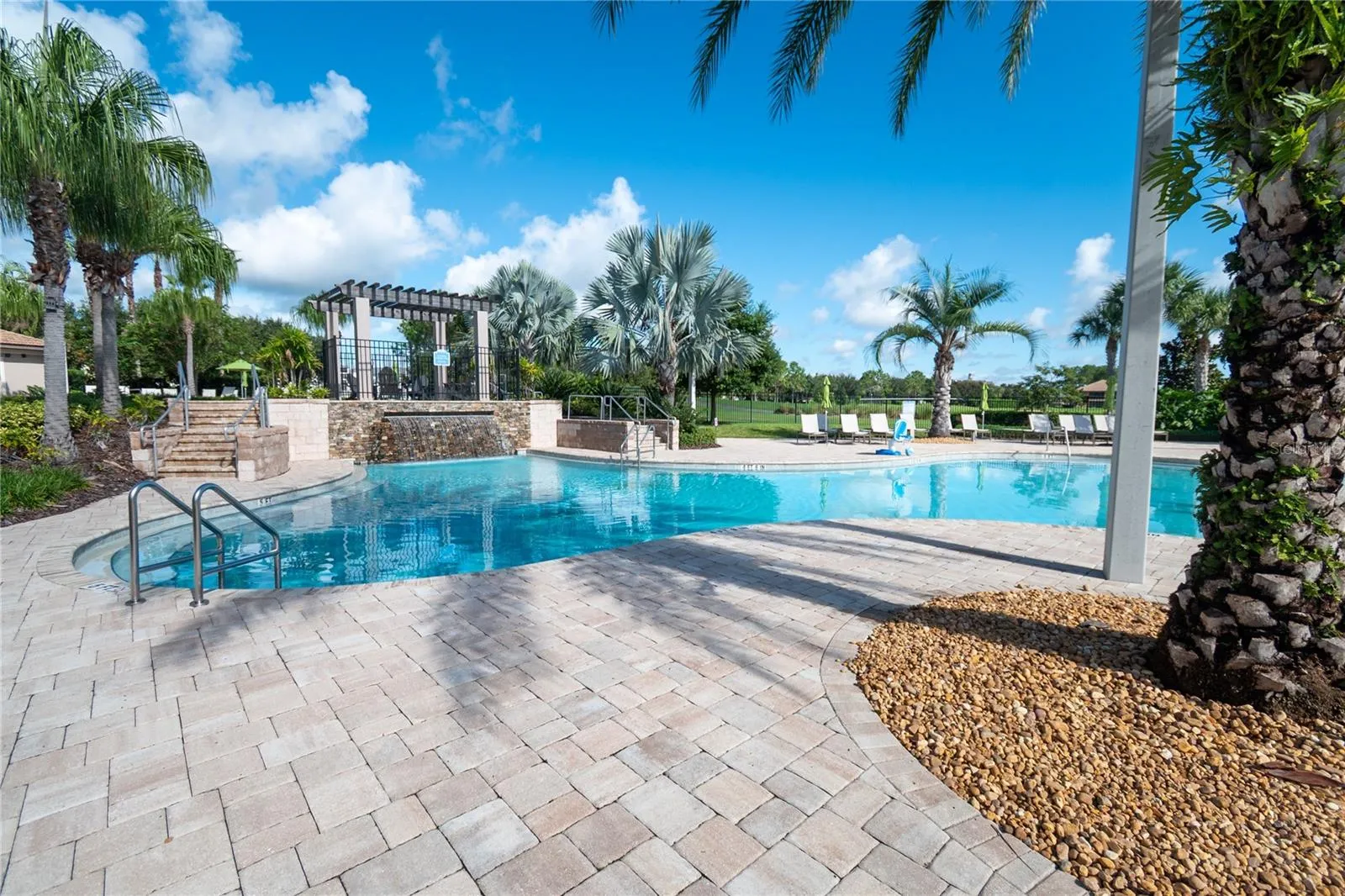The Plaza - lower pool and waterfall