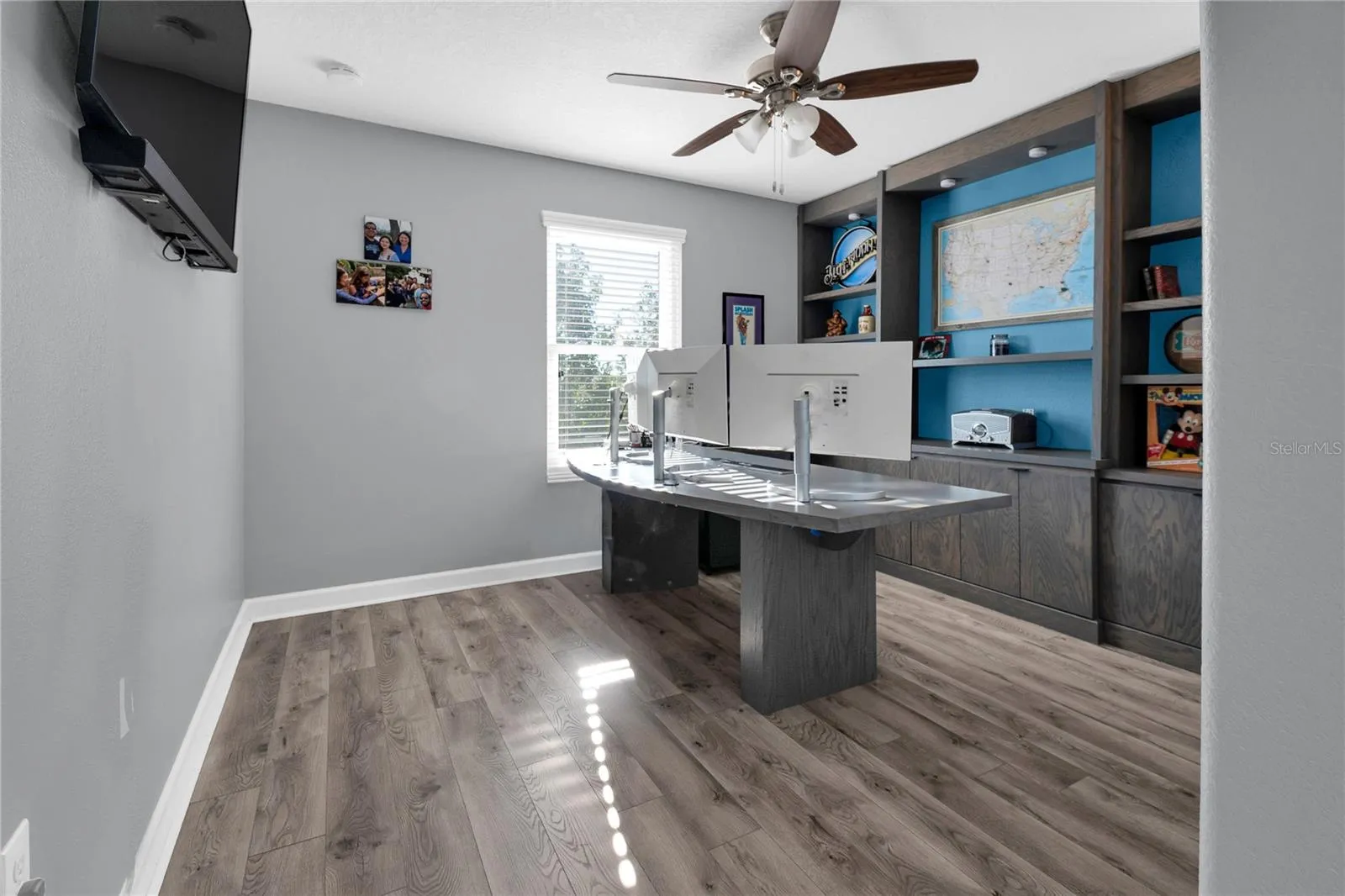 Fourth Bedroom can be left as an office or easily changed back to a bedroom