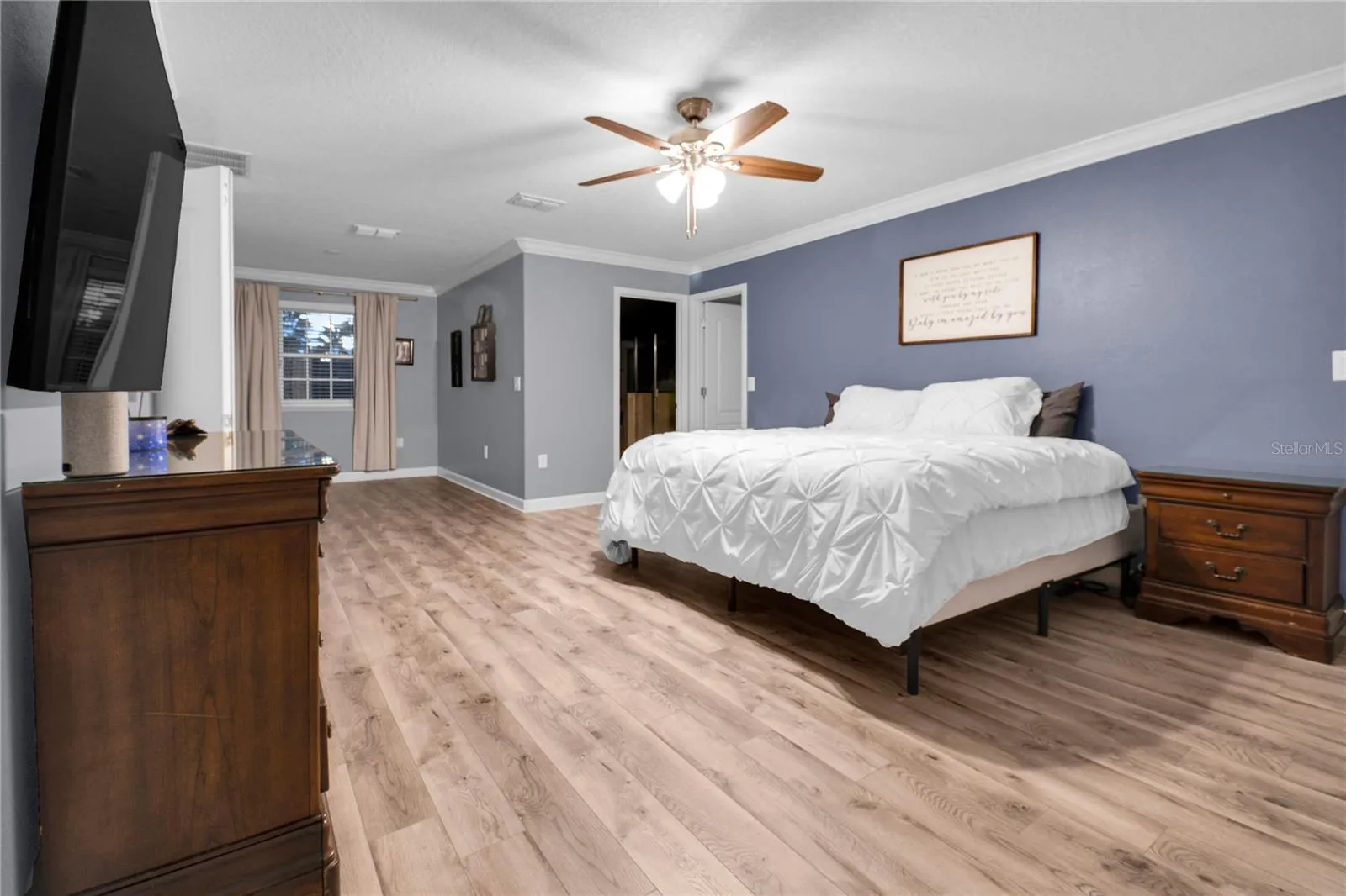 Master Bedroom with bonus space