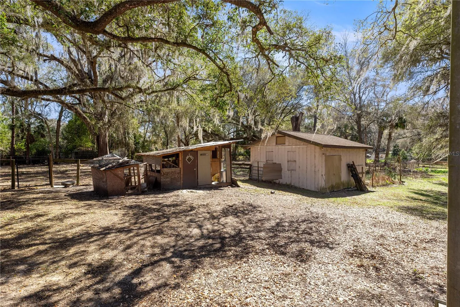 Pastures, Chicken Coop and Barn/Storage shed