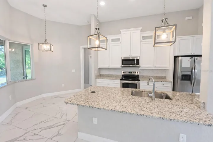 kitchen and eat in kitchen
