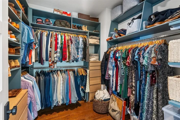 Custom primary closet