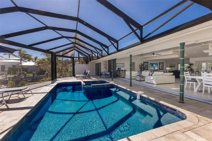 Living and Pool Areas Flow Seamlessly