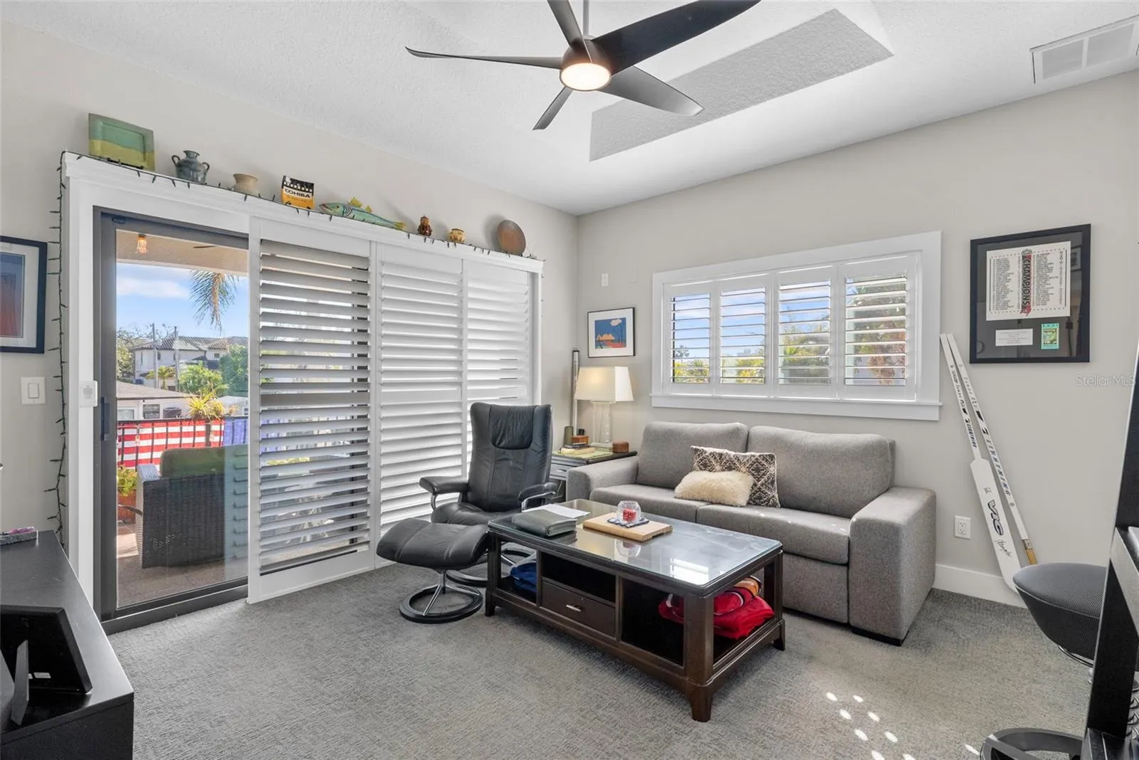 Adjacent to the primary is another bonus room