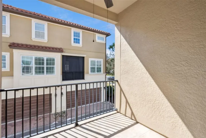 Outdoor Patio with Ceiling Fan
