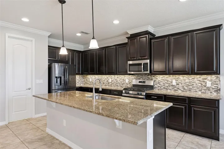 Kitchen with walk in Pantry