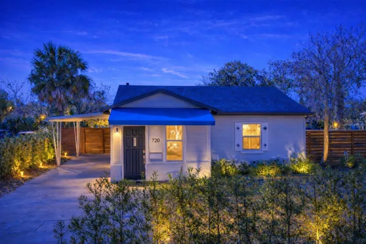 Exterior Twilight Virtually Staged