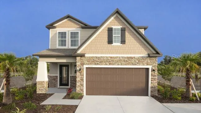 Model home - actual features may vary.
