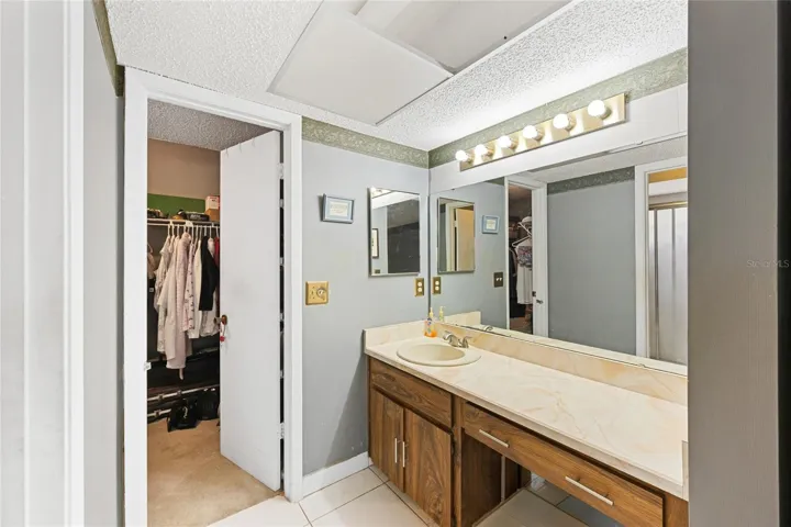 Primary Bathroom and walk in closet