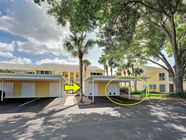 It includes a carport