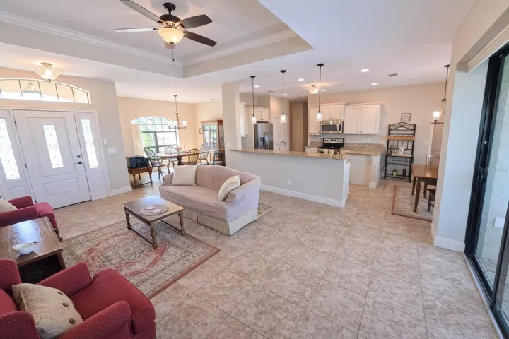 Open Concept living and Kitchen