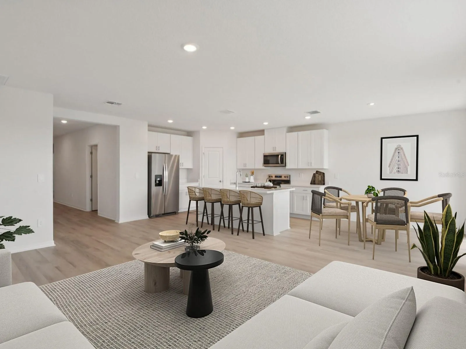 Interior photos are not of the actual home but are photos of the builder home with the same floorplan with similar interior finishes and features.