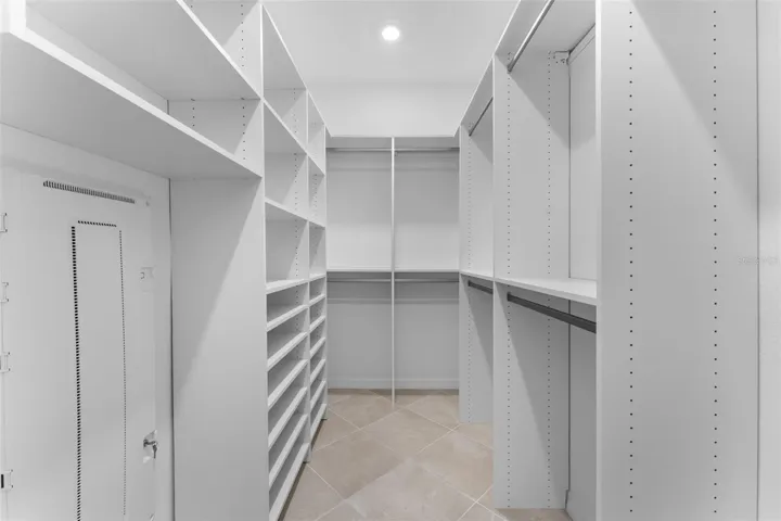 Primary closet custom closets