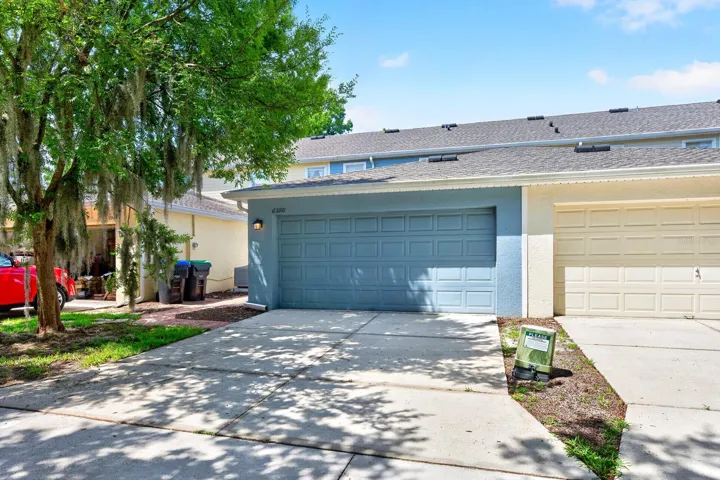 2-car rear facing garage.