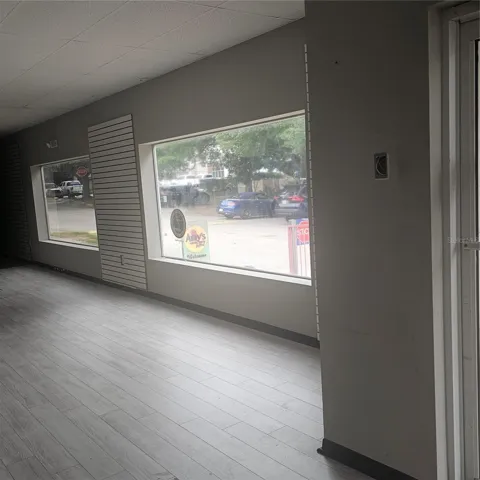South Side Windows Overlooking Parking Lot