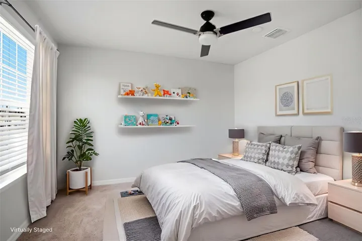 Virtually Staged- 3rd Bedroom