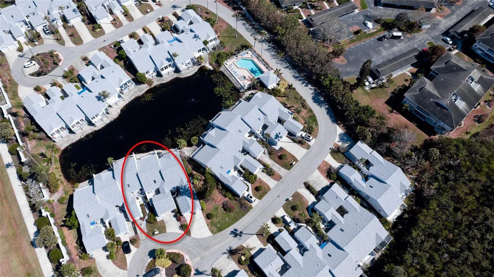 42 VILLAS IN THIS HOA NEIGHBORHOOD CALLED SPOONBILL COURTYARD HOMES