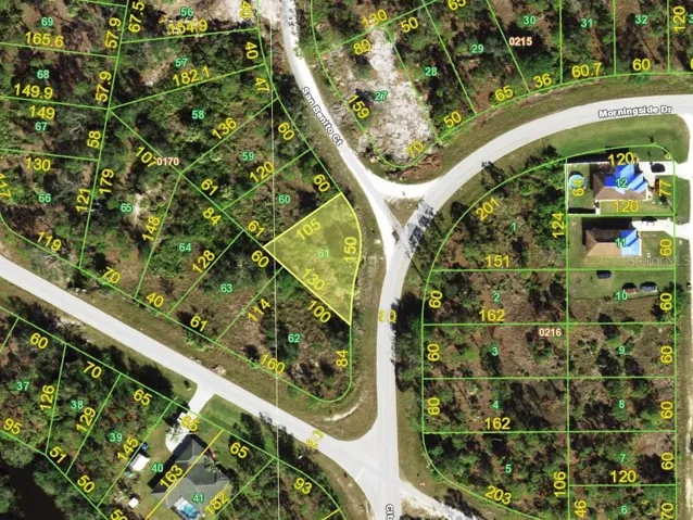 County map of lot