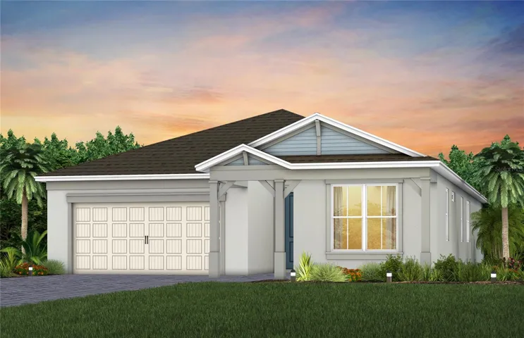 Exterior Design. Artistic rendering for this new construction home. Pictures are for illustrative purposes only. Elevations, colors and options may vary.