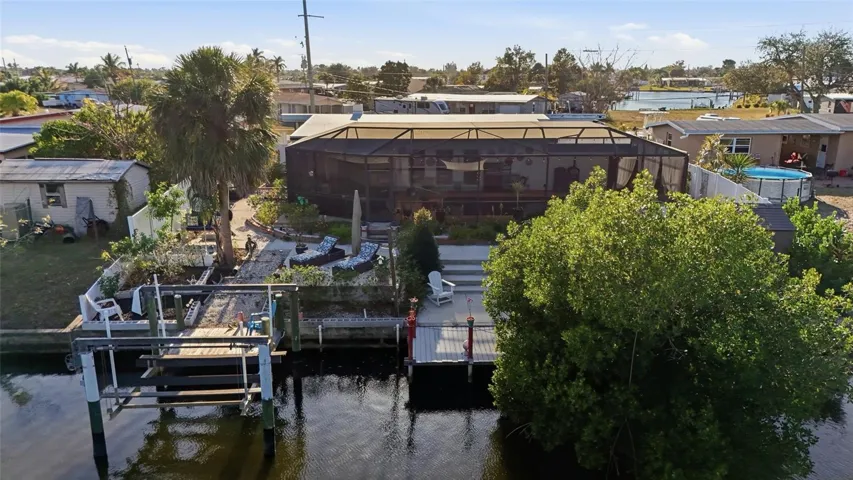 Boat lift and dock