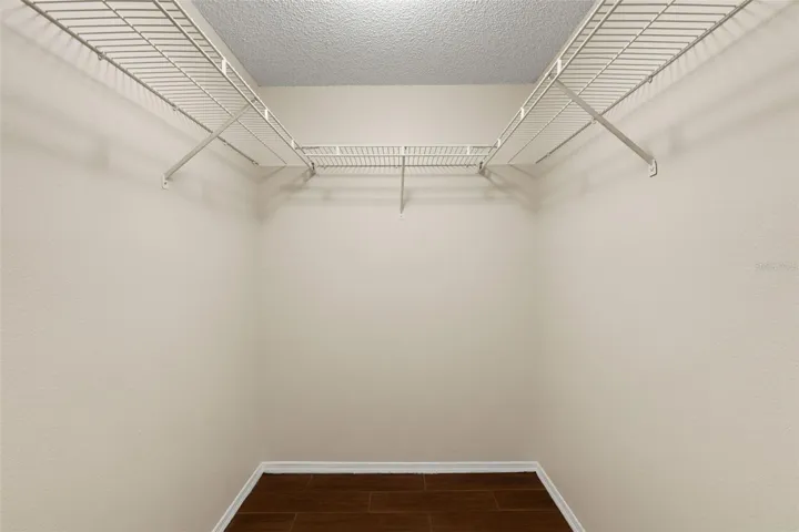 Spacious closet for the primary bedroom