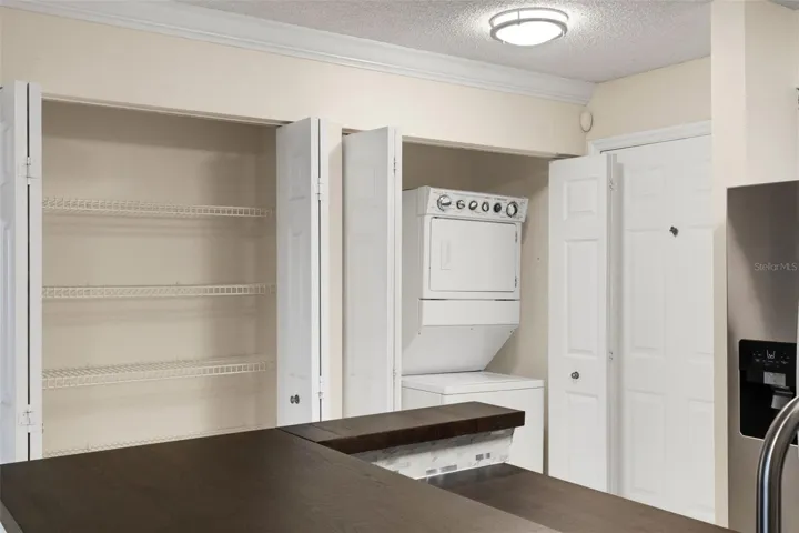 Great pantry and laundry space.