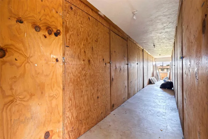 Storage closet is located on the second floor.