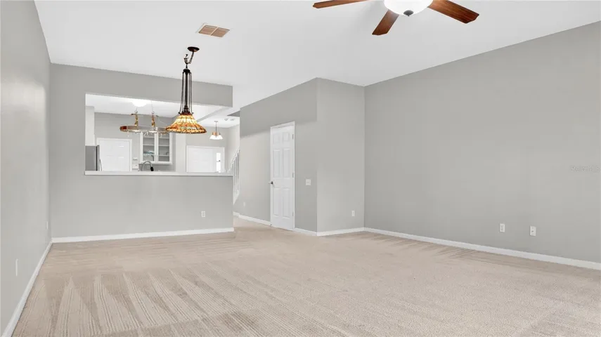 Living room/dinette area