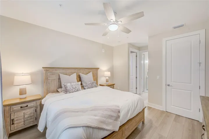 Bedroom Two with walk-in closet.