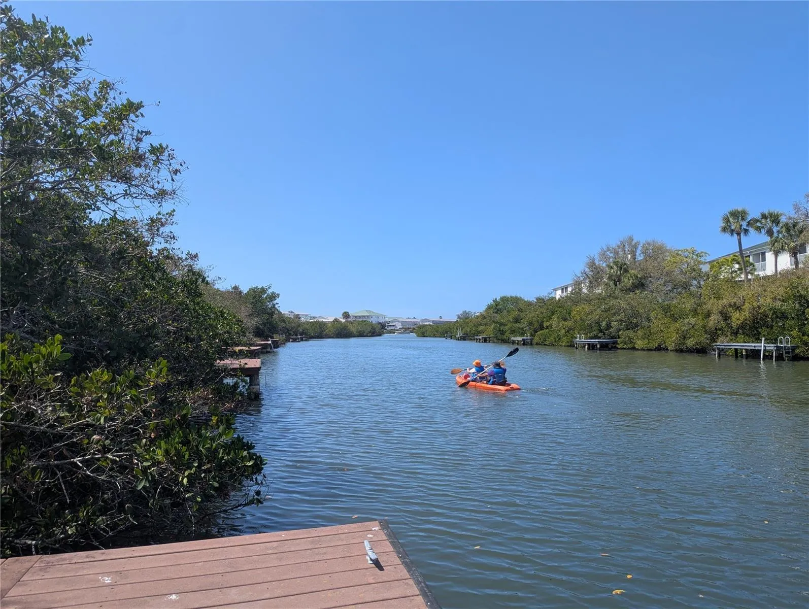 dock off balcony