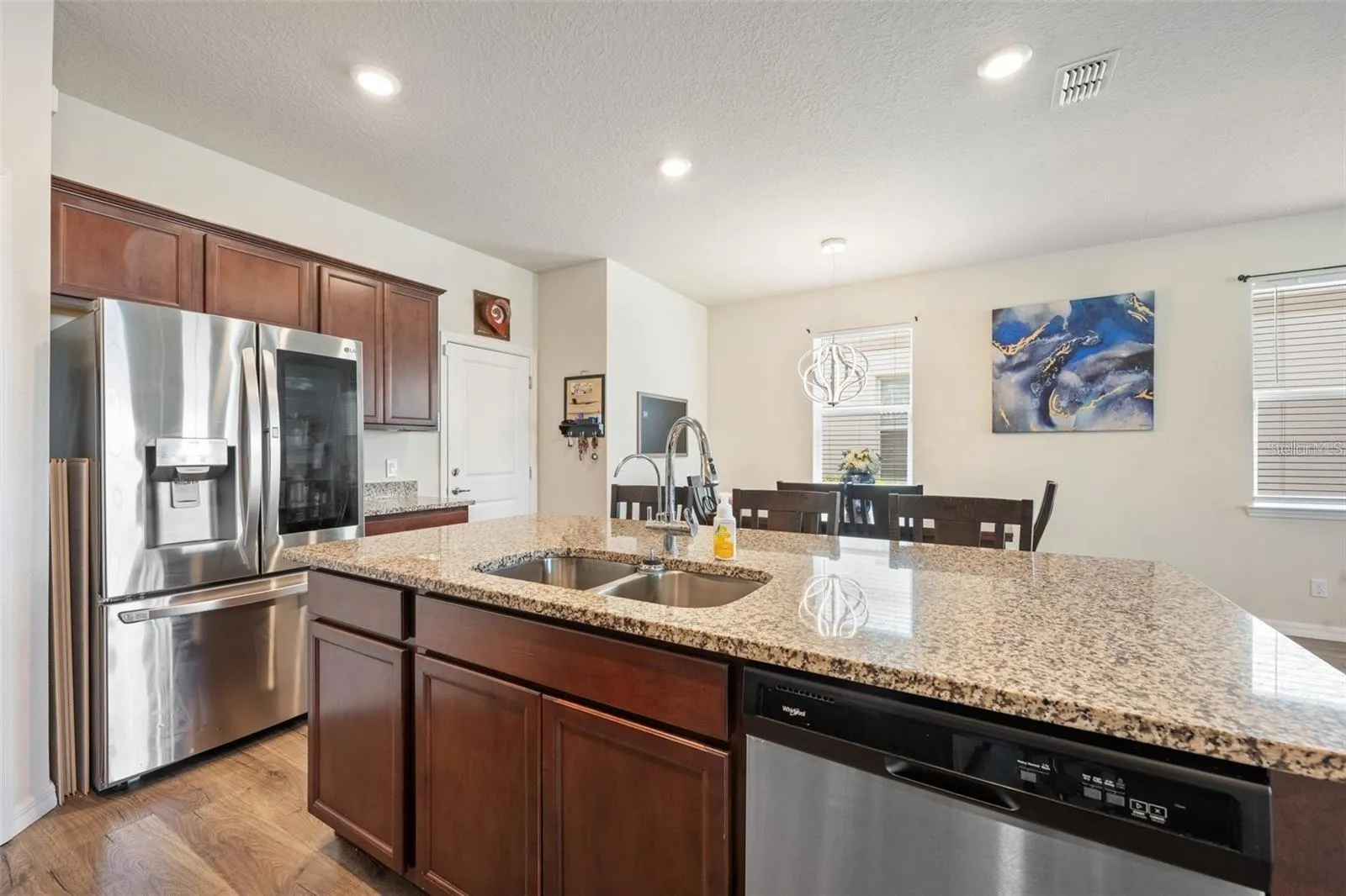 Newer Appliances LG refridgerator with the view glass