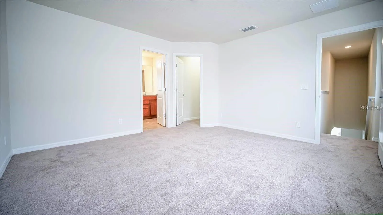 View from the corner of the primary bedroom