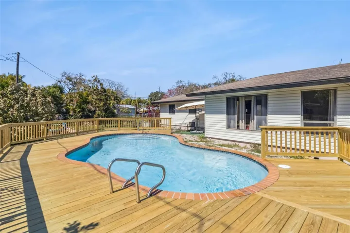 New deck and pool resurfaced