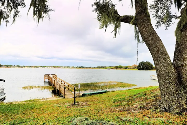 Community dock and lake access