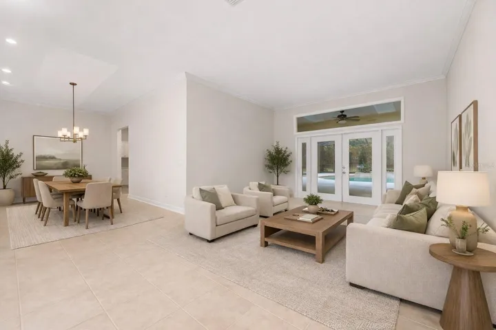 Staged Living and Dining