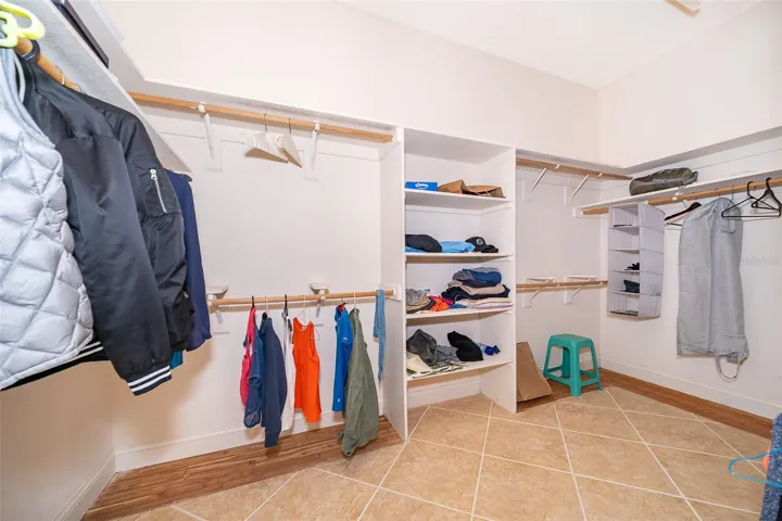 Master Walk-in Closet w/ Built-ins