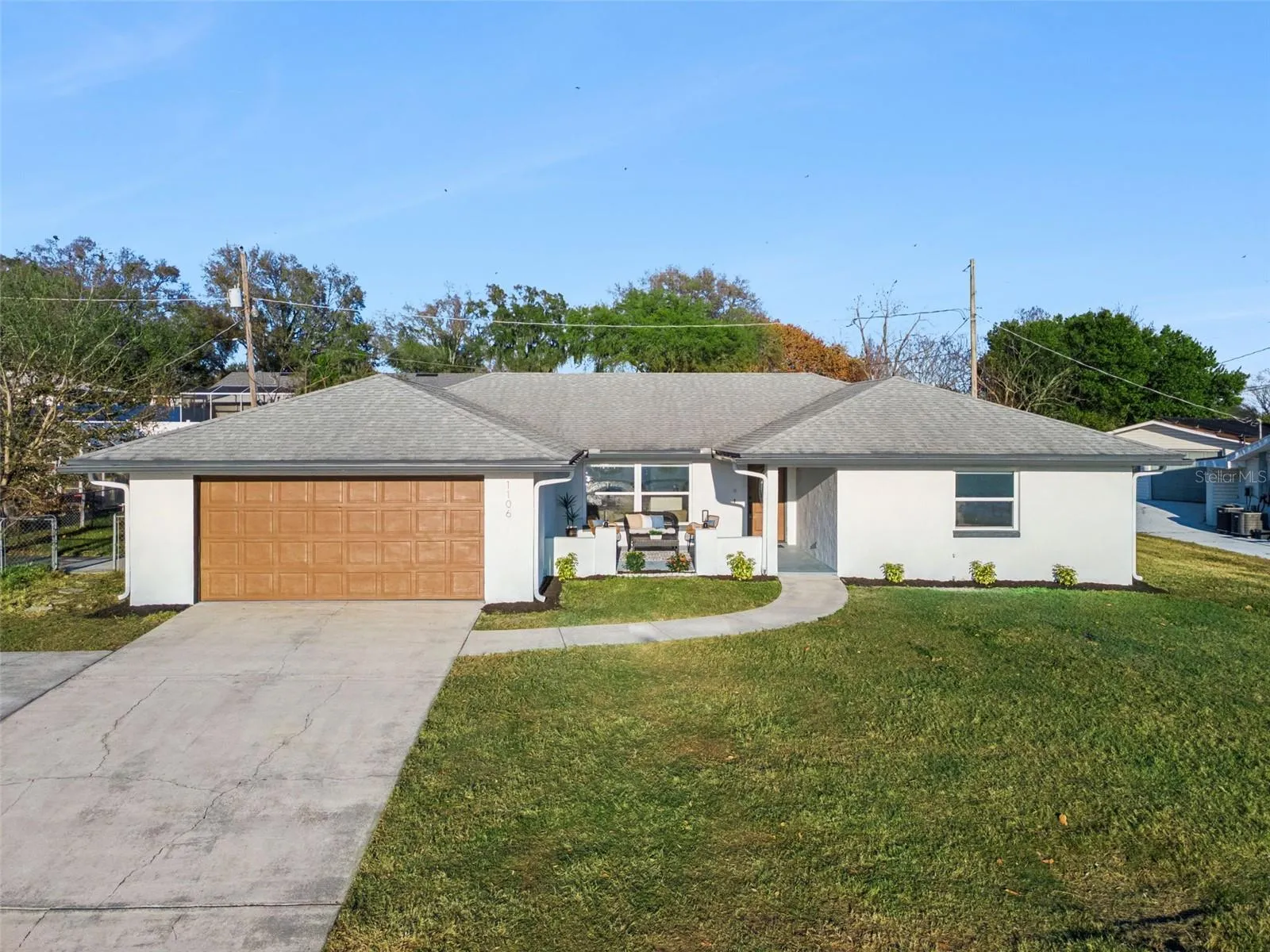 Welcome to a lakefront home with lake access