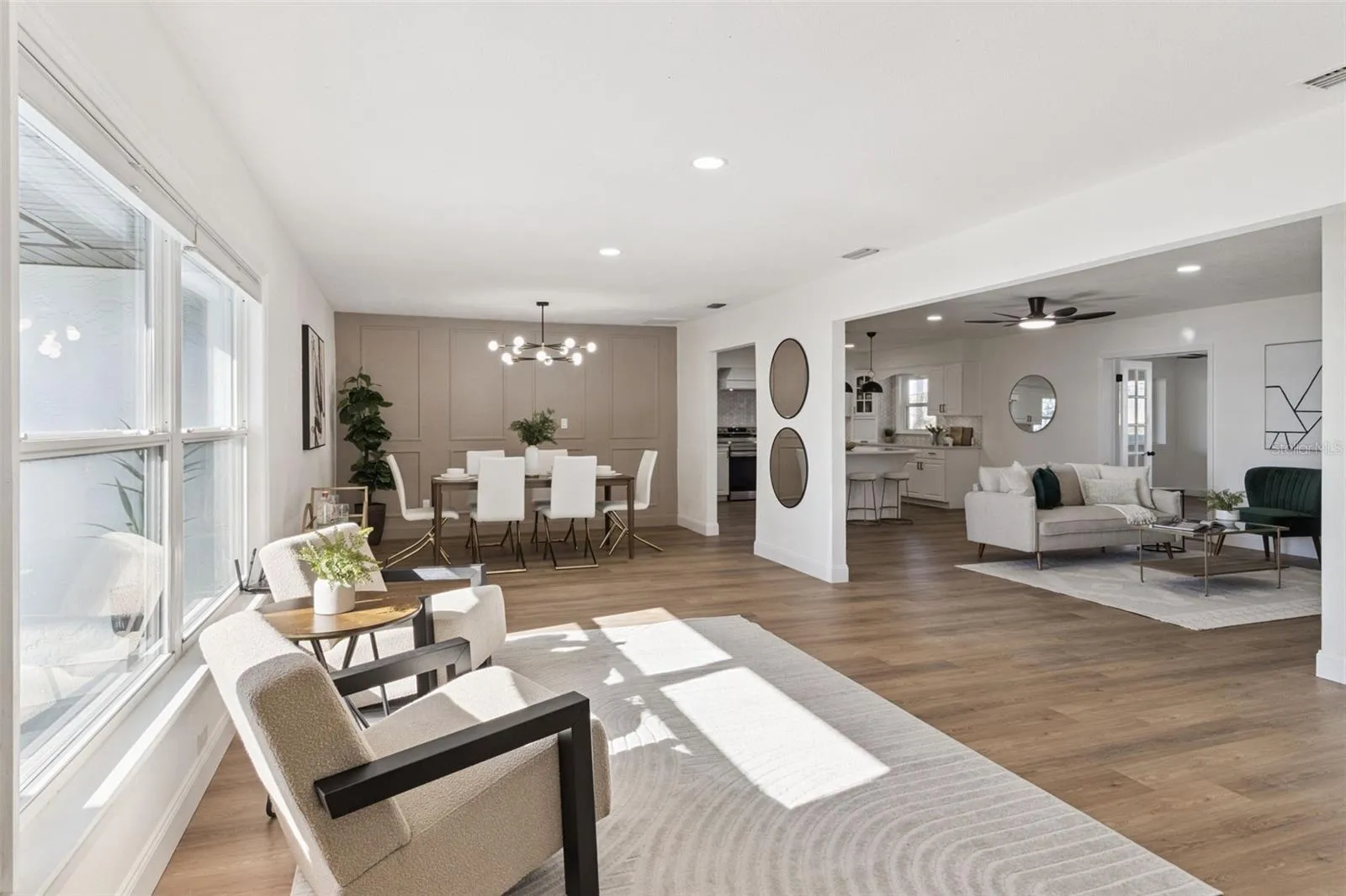 Living and Dining Room combo