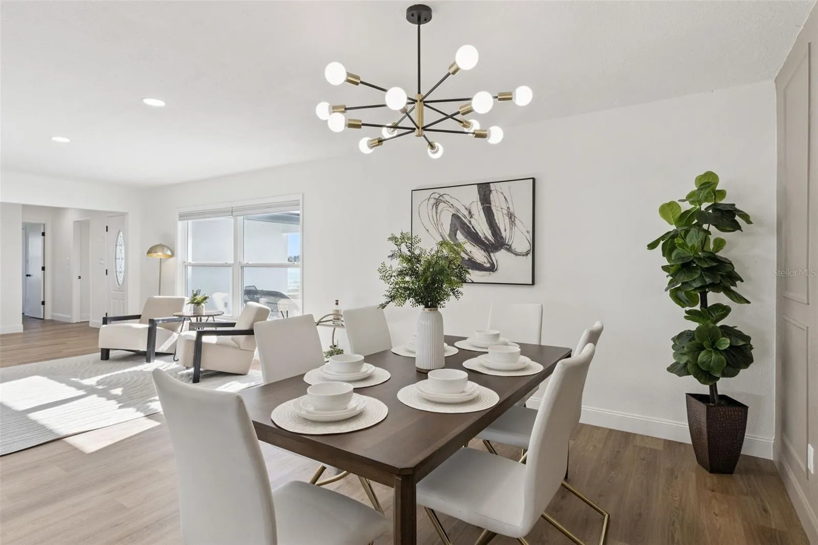 Living and Dining Room combo