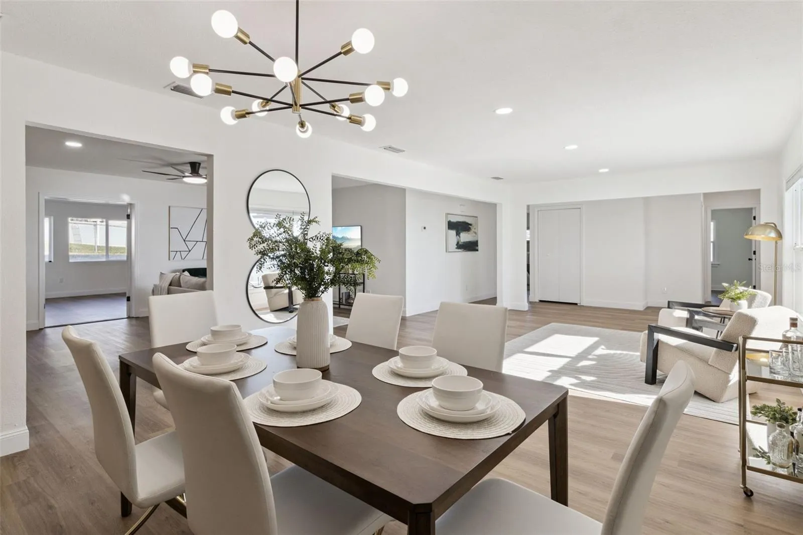 Living and Dining Room combo