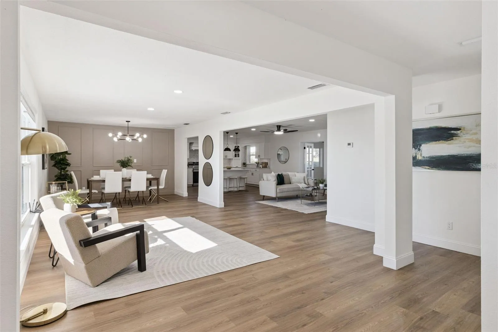 Living and Dining Room combo