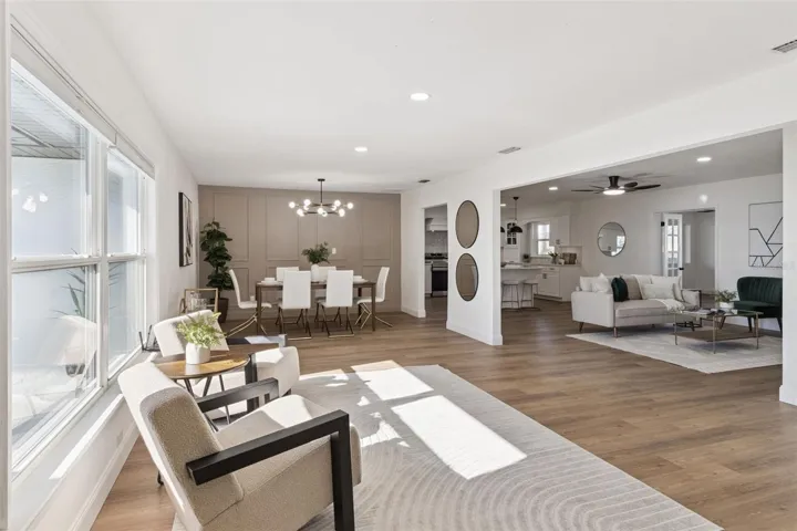 Living and Dining Room combo